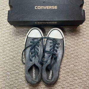 Converse gray shoes size 7